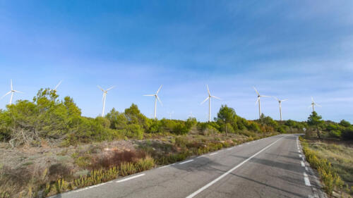 Wiatraki na Serra de Rubió